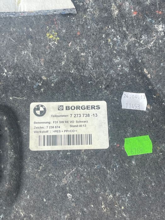 Panou Capitonaj Lateral Portbagaj Dreapta Spate Bmw 3 Vi Touring F31 2
