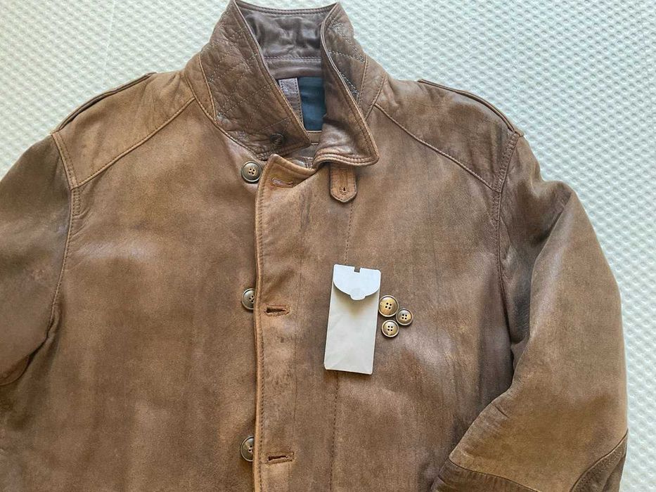 Куртка кожаная натуральная мужская.