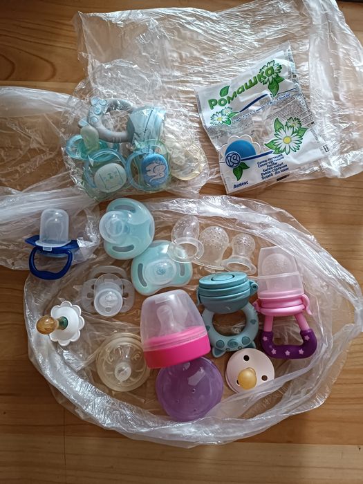 Соски детские, разного типа