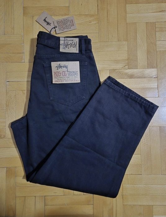Blugi Stüssy Big Ol' Jean, 100% bumbac, Bărbați 34 (L/XL)