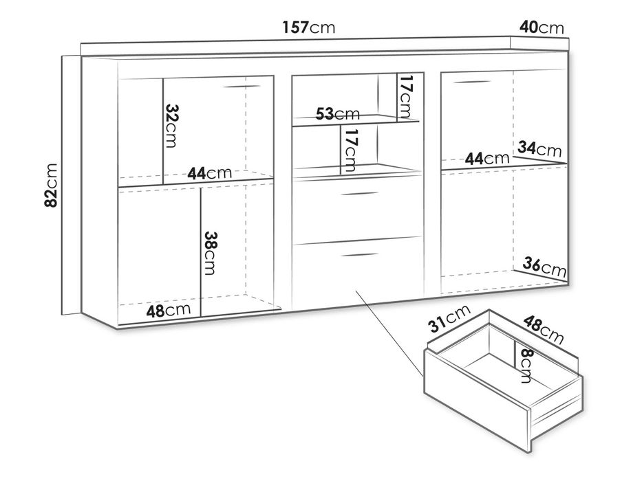 De vânzare set living cu 2 comode nou