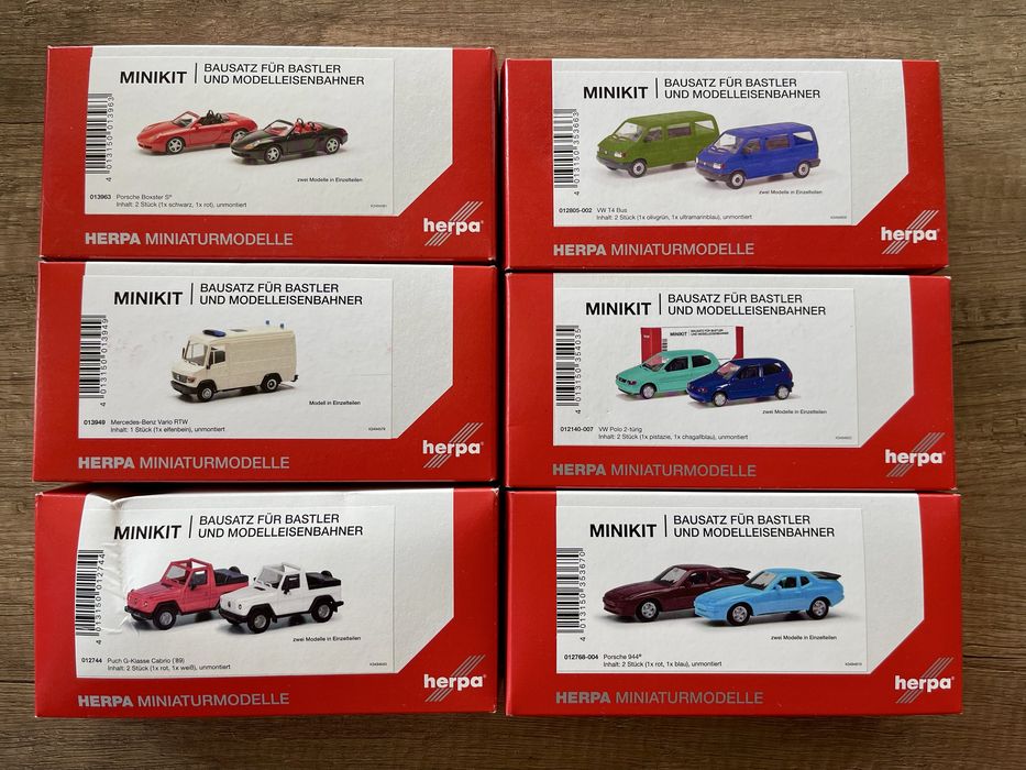 Херпа Миникит мащаб 1/87 различни модели