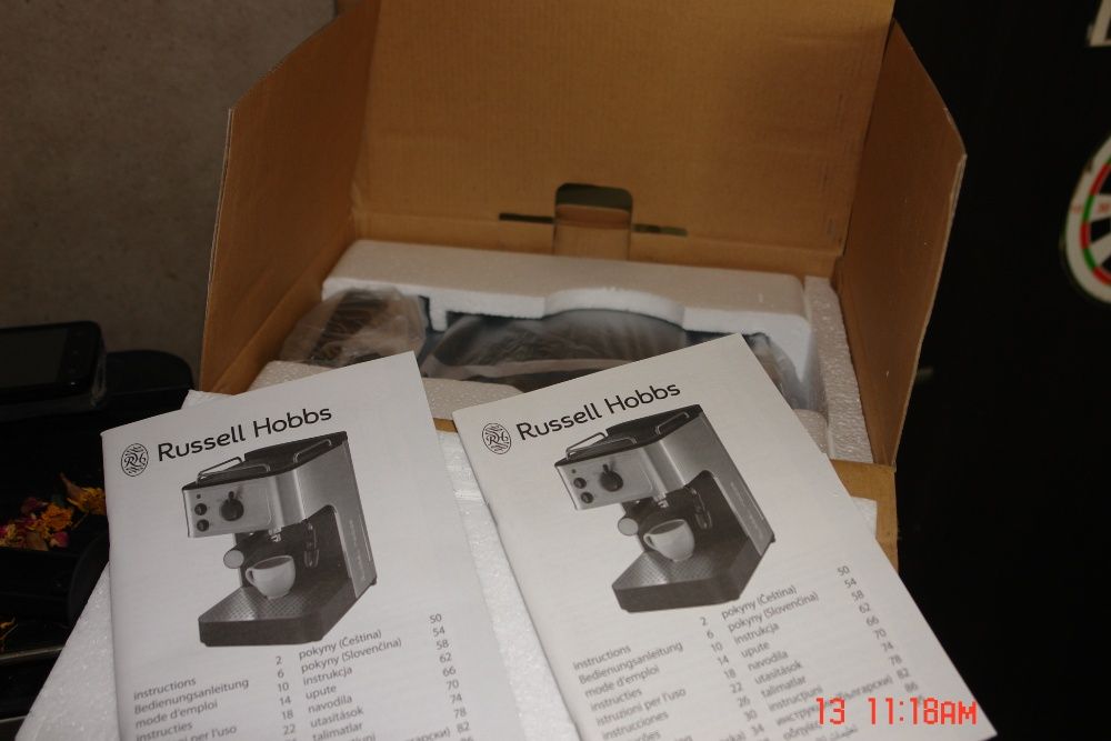 Russell Hobbs Allure 18623 Buckingham Espresso Maker