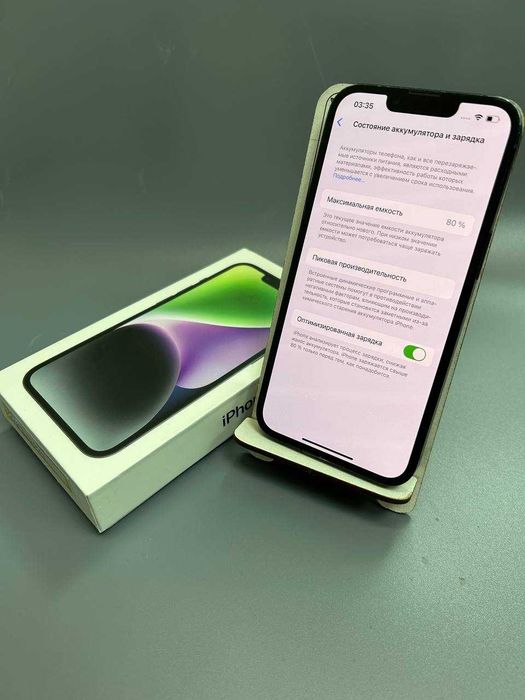 iPhone 14, 128 гб, акб 80 % (Степногорск 914897)