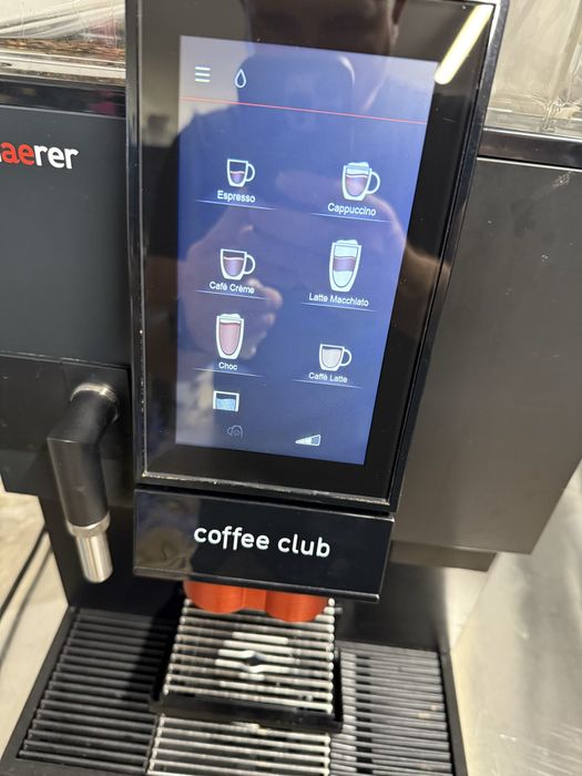 Schaerer Coffee Club  aparat cafea boabe cu lapte si ciocolata instant,toan2019