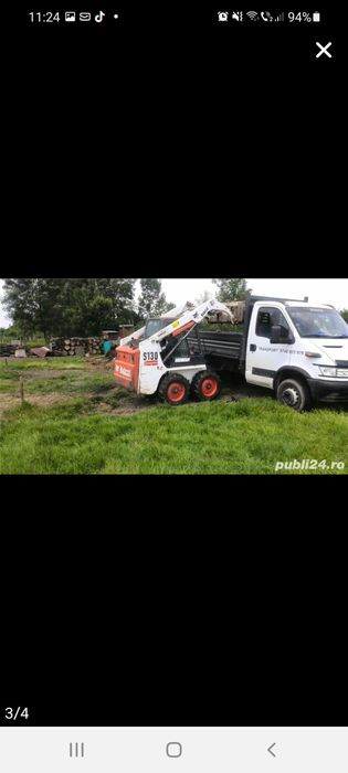 Macara Hiab bobcat platforma