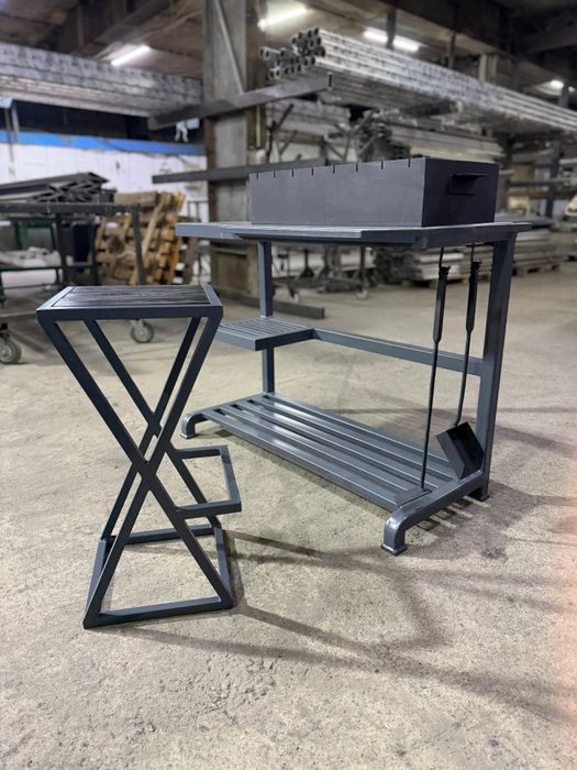 Мангал в стиле лофт