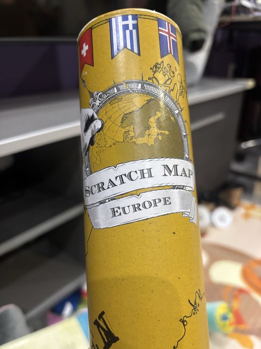 Scratching map europe/ скреч карта на Европа