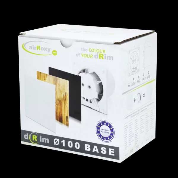 Ventilator baie AirRoxy dRim Ø100 HS+TS (senzor umiditate + timer)