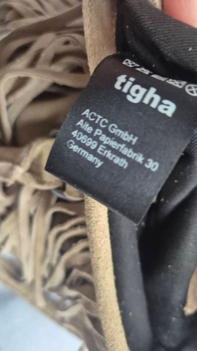 Geanta piele naturala Tigna -noua-