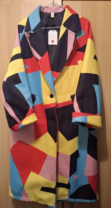Pardesiu imprimeu geometric