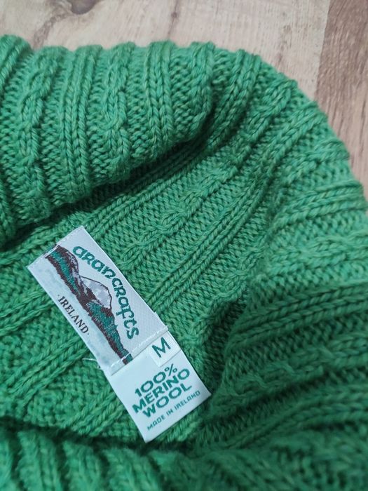 Pulover damă din lână merino Aran Crafts made in Ireland marimea M/L