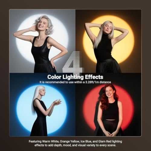 Нова Портативна RGB LED светлина NEEWER FL20 20W за TikTok YouTube студио