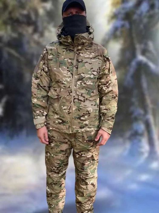 Тактический костюм зимний — куртка и штаны утеплённые