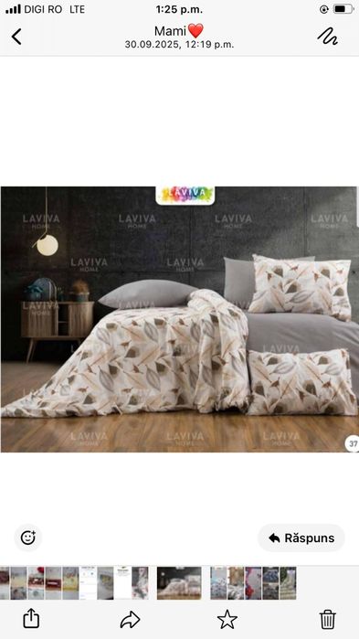 Lenjerie de pat la comanda