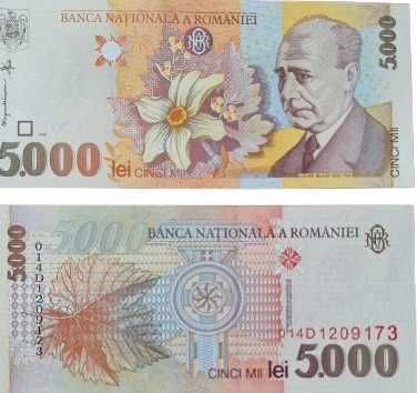 Vand Bancnota 5000 lei Necirculata