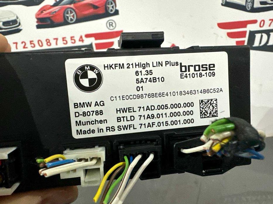 Modul control hayon NOU 61355A74B10 Bmw X5 G05 LCI / X7 G07 LCI
