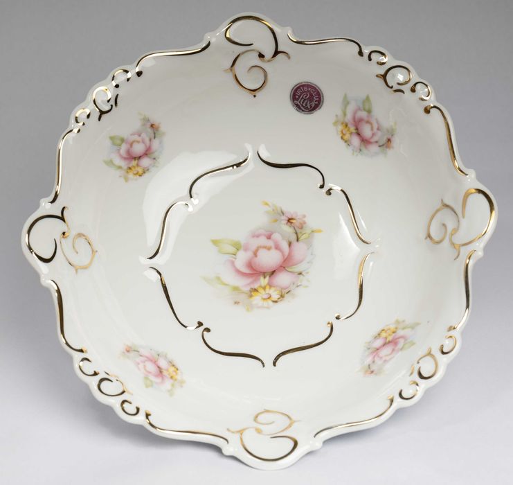 Farfurie Adanca Decorativa Bol Portelan Fin IRIS Cluj Lux