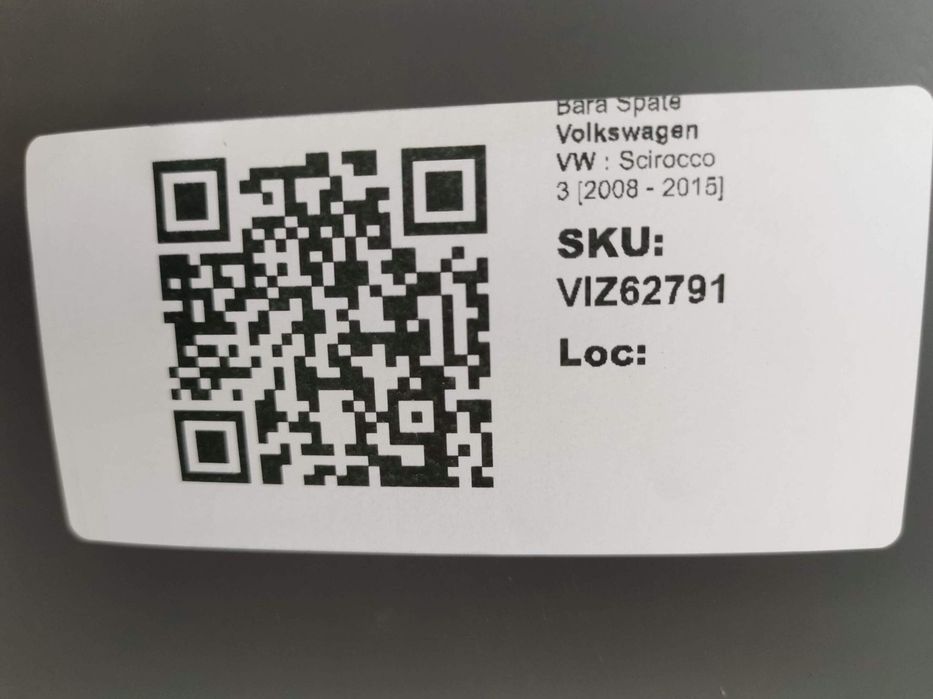 Bara Spate Noua Volkswagen VW  Scirocco 3 2008 2009 2010 2011 2012 201