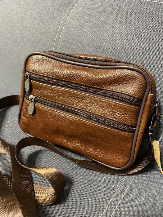 Сумочка мужская кожа