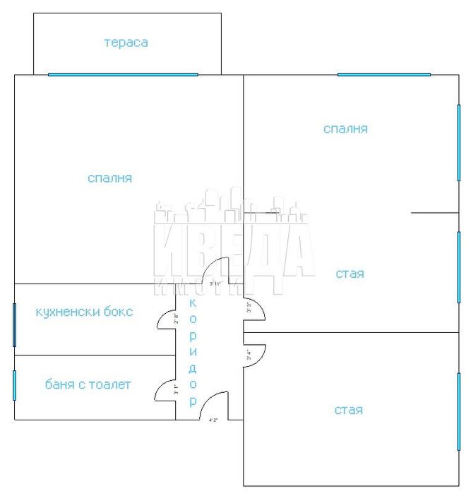 Етаж от къща в Варна-Окръжна болница площ 162