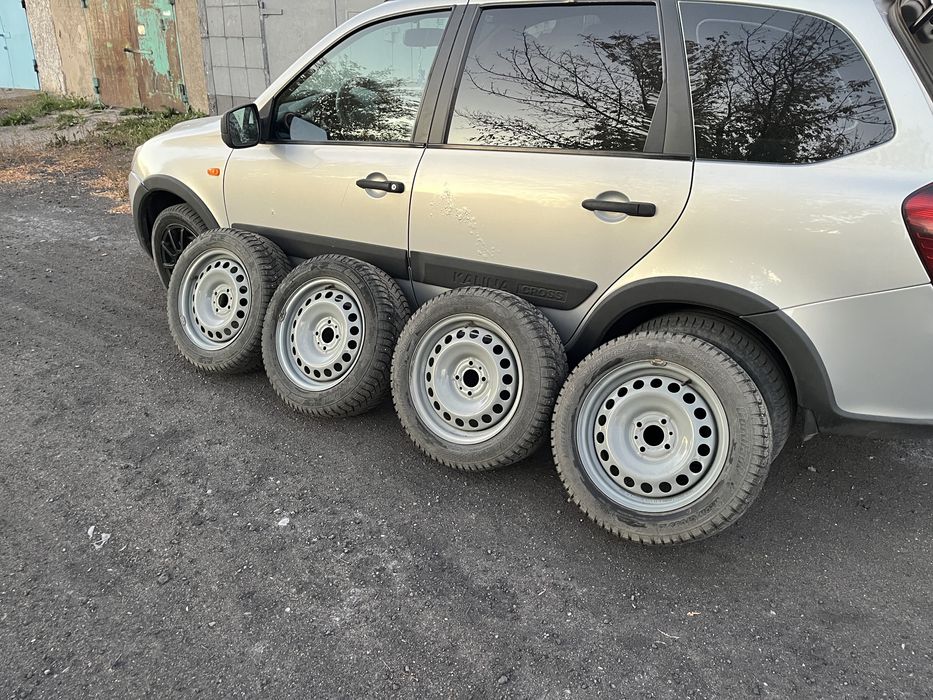 Зимние шины 195/55 R15 с дисками 4х98
