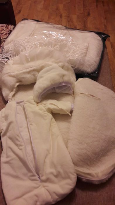 Зимний конверт на овчине