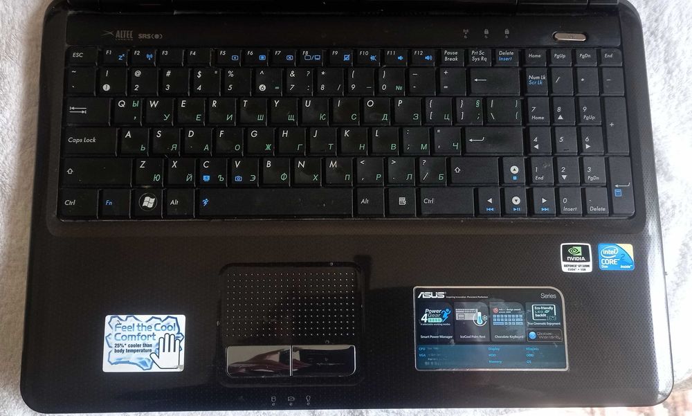Laptop 15.6" Asus K50ID, Core2Duo 2.1GHz, GeForce 320M 1GB, SSD