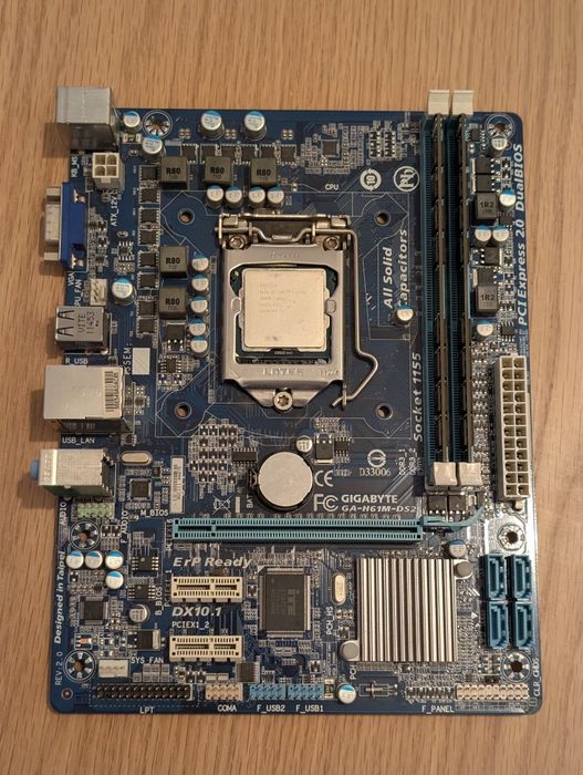 Intel I5 3570k + Gigabyte GA-H61M + 16GB DDR3