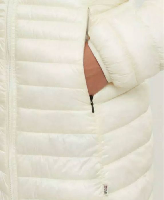 Дамско яке Napapijri Aerons Wom Long Milk - размер М