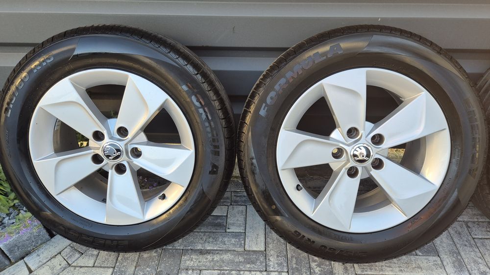 Jante jenti aliaj aluminiu originale Skoda Karoq Yeti 215/60 R16 5x112 57.1