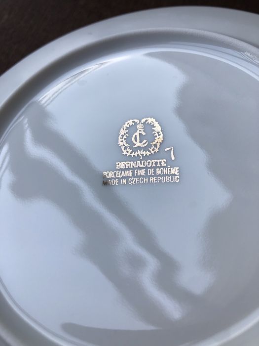 Десертни чинии Bernadotte - Оригинален чешки фин порцелан Бохемия