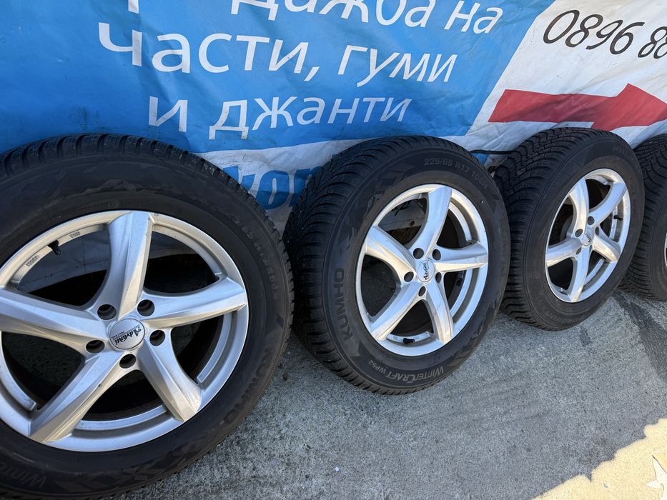 17 5х114.3 джанти с зимни гуми