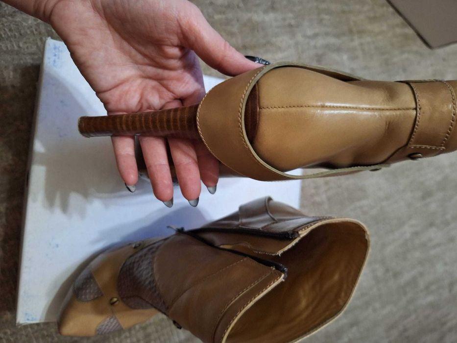 Botine Pierre Cardin piele naturala