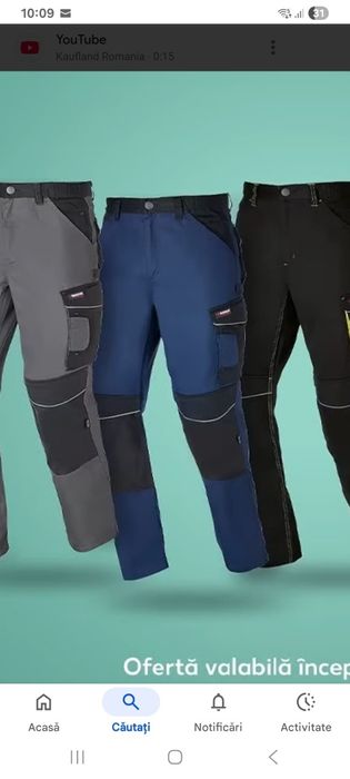 Pantaloni Parkside XXL/52/54,noi cu etichetă
