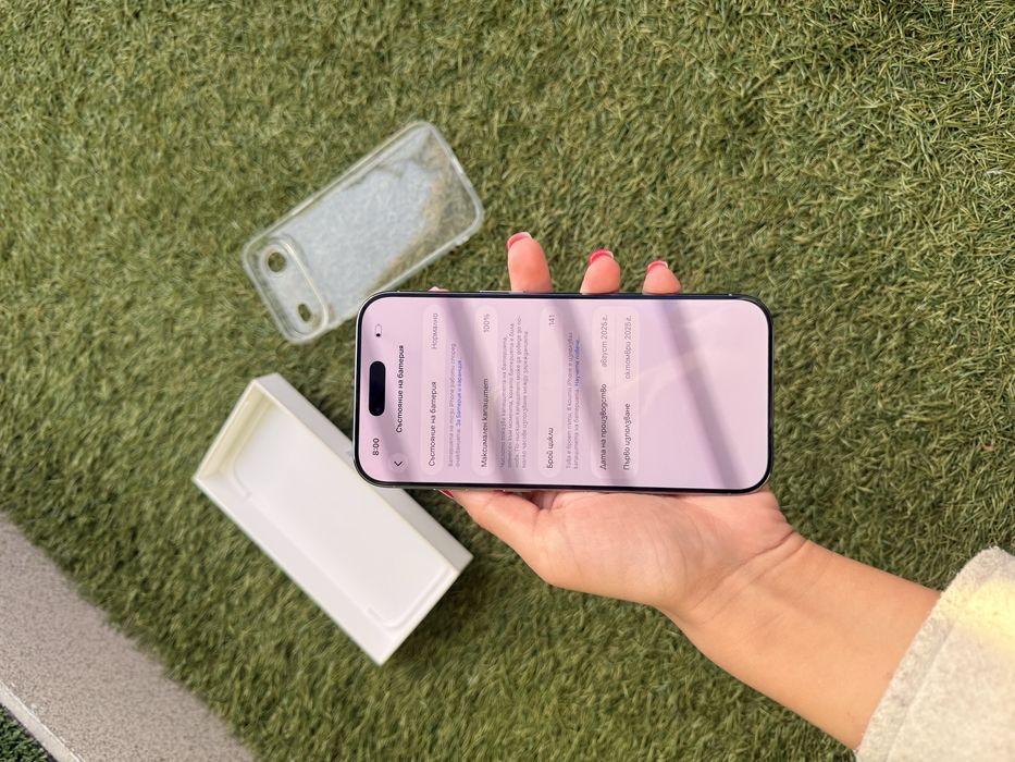 iPhone 17 air, 256GB, 100% battery health