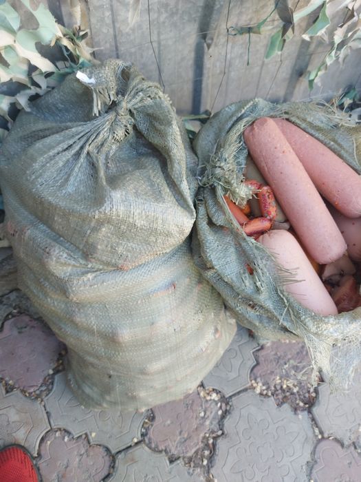 Колбаса для животных просроченоя