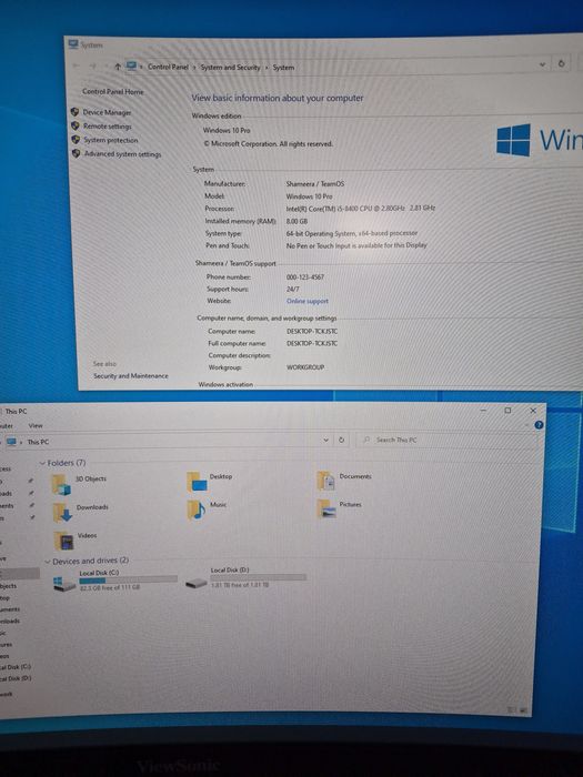 Pc i5 8400/gtx 1080