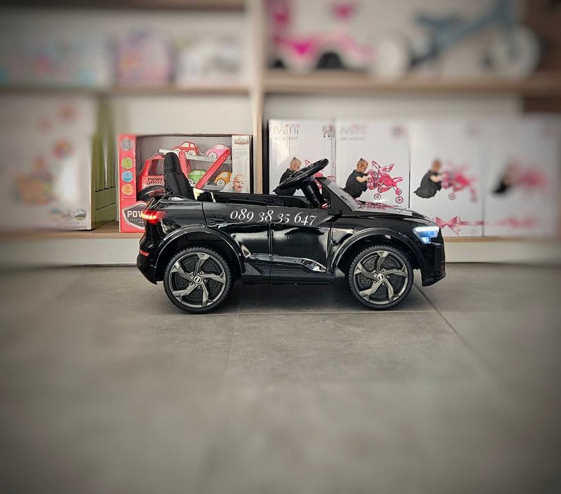 ПРОМОЦИЯ!НОВО!Акумулаторен джип Audi SQ8 BLACK с 12V батерия,EVA гуми