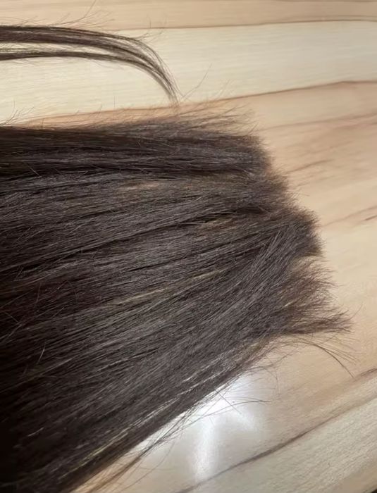 Екстеншън опашка от  100 %  естествена коса, 60 см,  150 гр