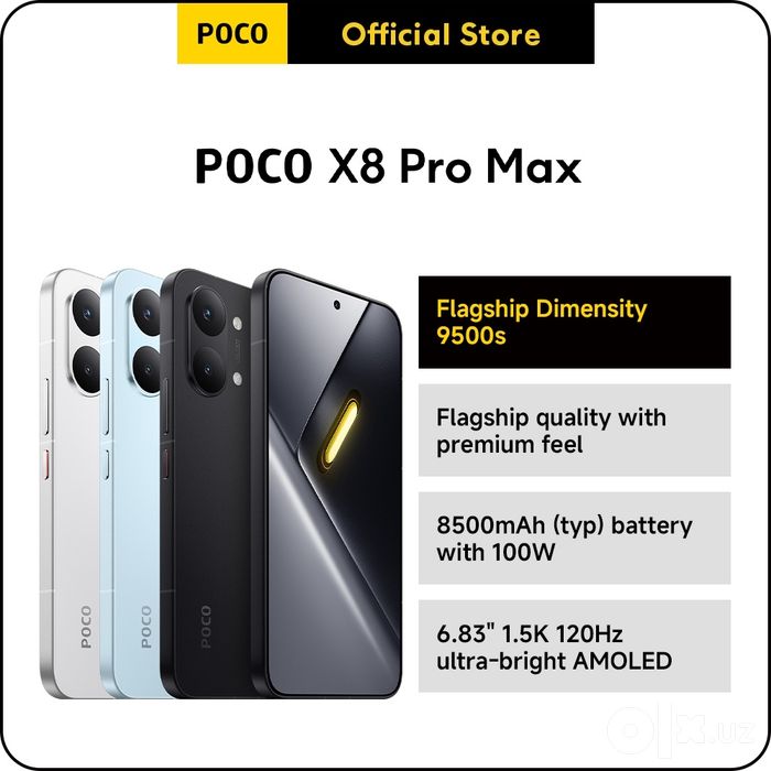 Новый Xiaomi Poco X8 Pro Max 5G NEW 2026 • Телефон •