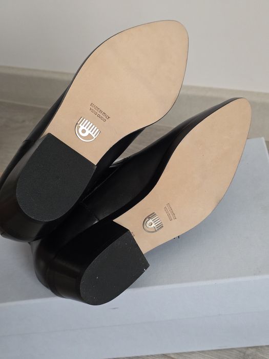 Боти Chiara Ferragni - естествена кожа