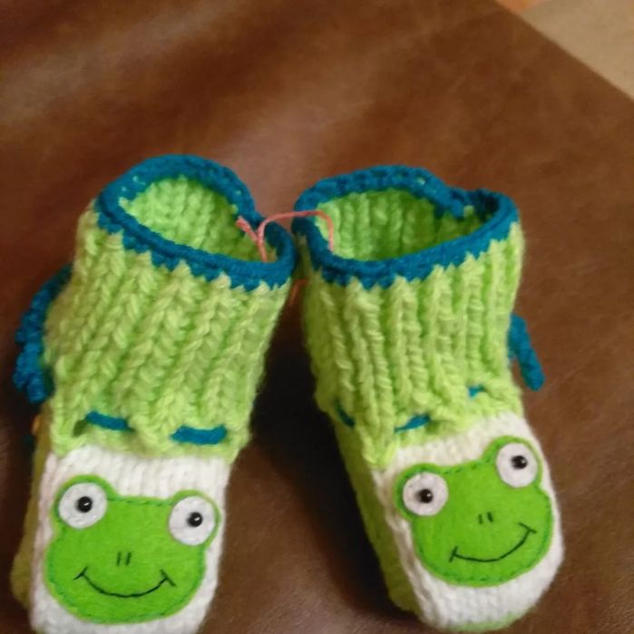 Пинетки вязаные пинетки