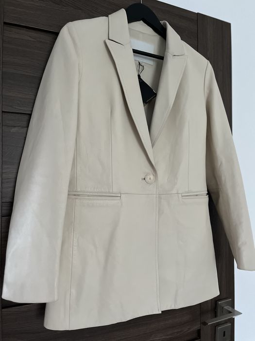 Sacou din piele Massimo Dutti