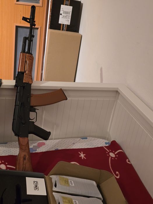 Replică electrică airsoft AK-47(AK-74) Cyma CM.048 nouă în garanție