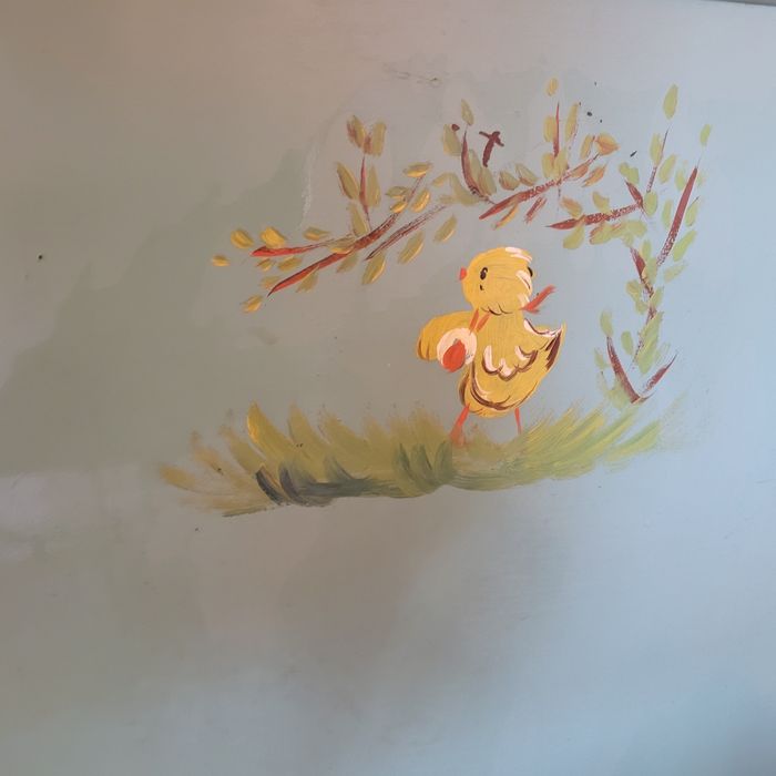 Детско легло с пружина.