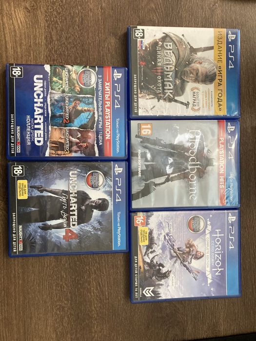 Диски Playstation 4