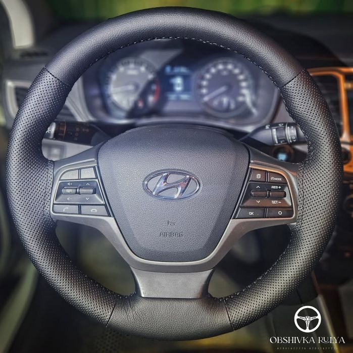 Перетяжка руля, чехол на рули