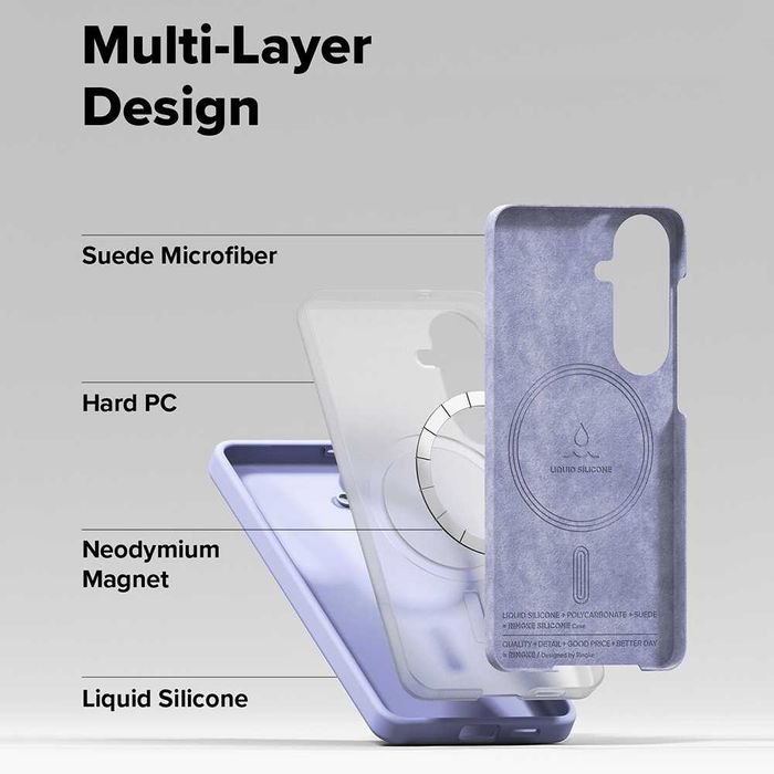 Ringke Silicone case MagSafe за Galaxy S26 Ultra, S26, S26+ Plus