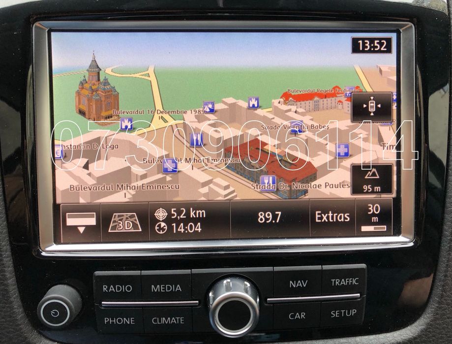 Harta navigatie VW TOUAREG 7P RNS850 Romania completa 2026
